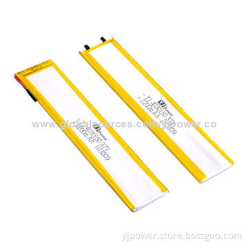 Rechargeable Polymer Batteries, 4030150, 2,200mAh/3.7V